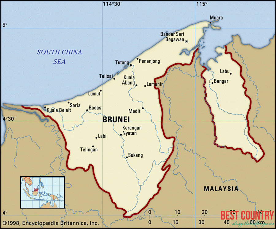 География Брунея