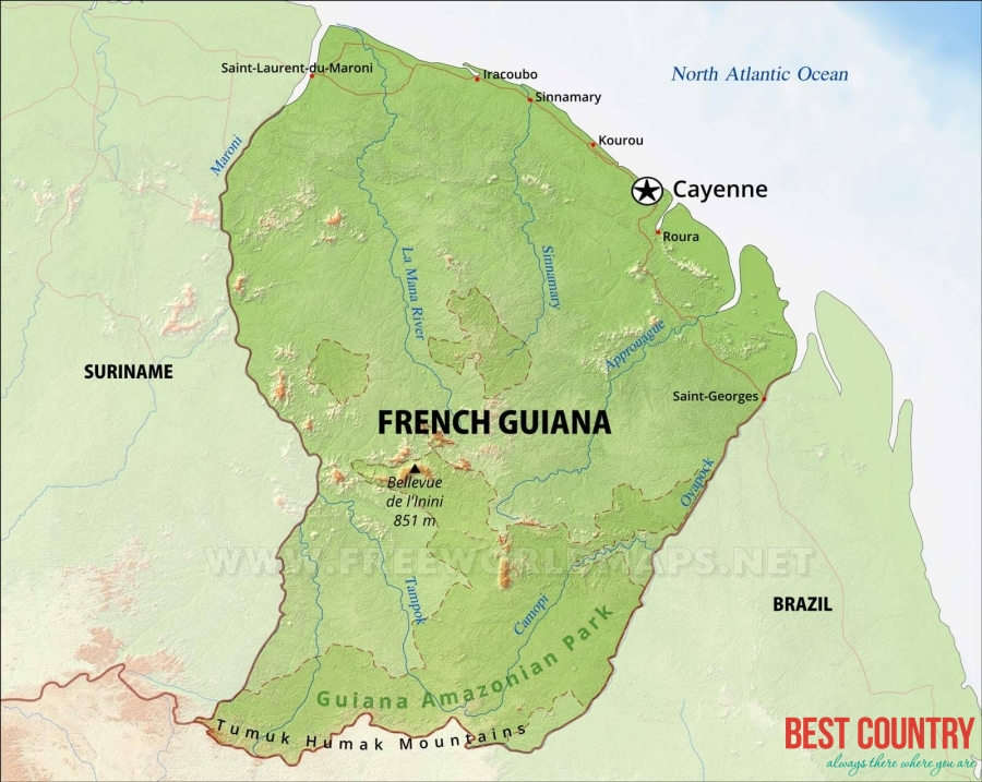 Geography of French Guiana