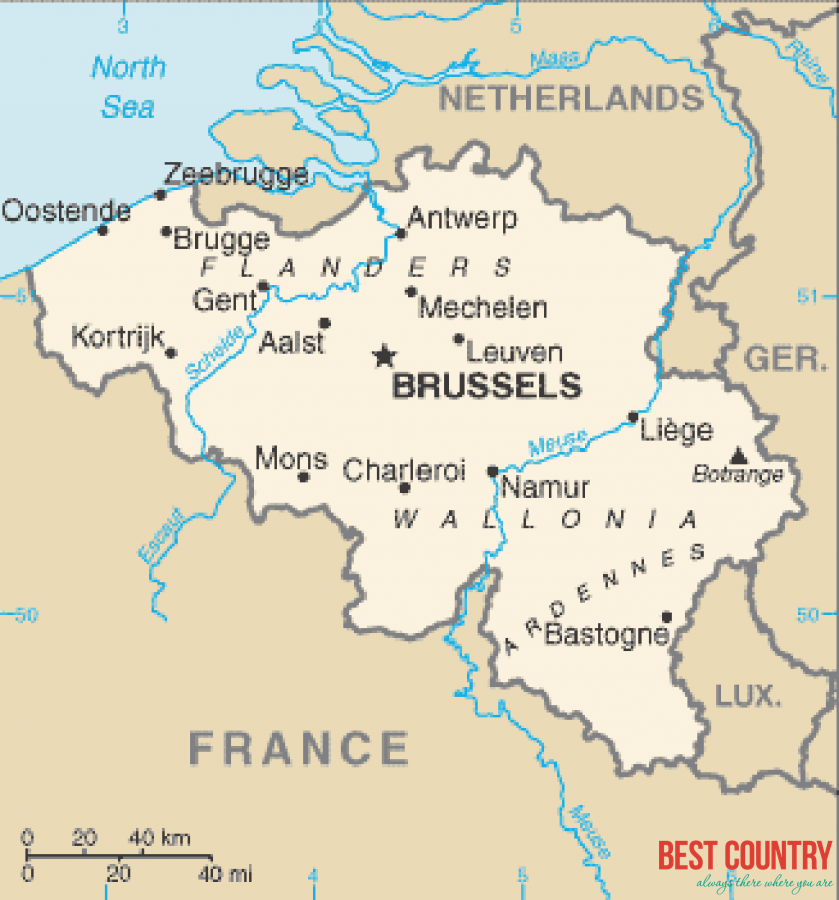 Geography of Belgium