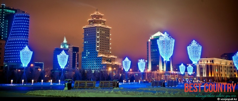 New Year celebration in Kazakhstan